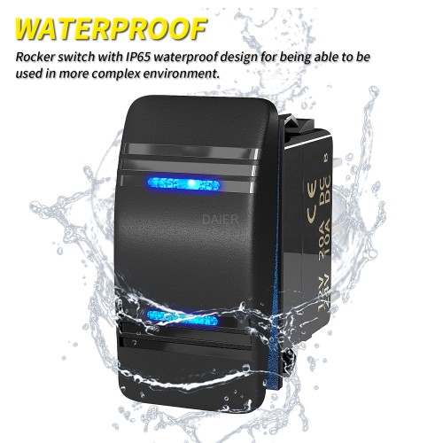 Momentary Marine Rocker Switch