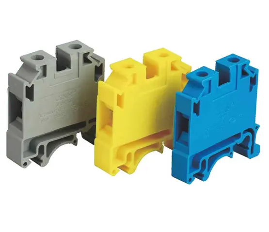 Universal din rail terminal block